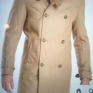 Kenneth Cole Melton Double Breasted Walker Jacket